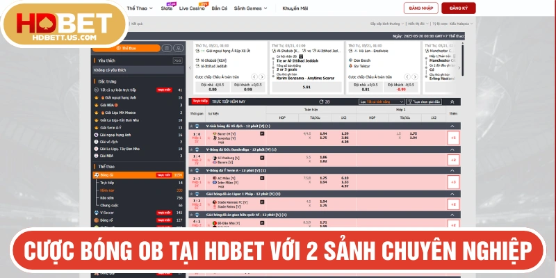 cược bóng OB Tại HDBET