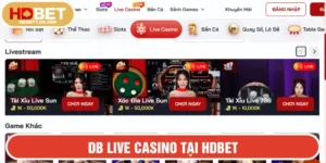 DB Live Casino tại HDBET