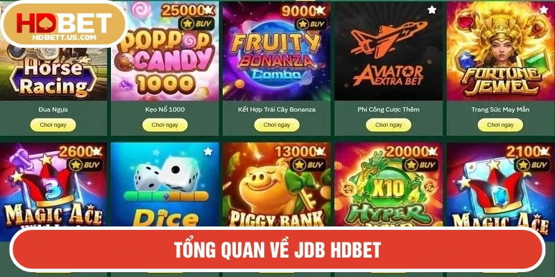 Tổng quan về JDB HDBET